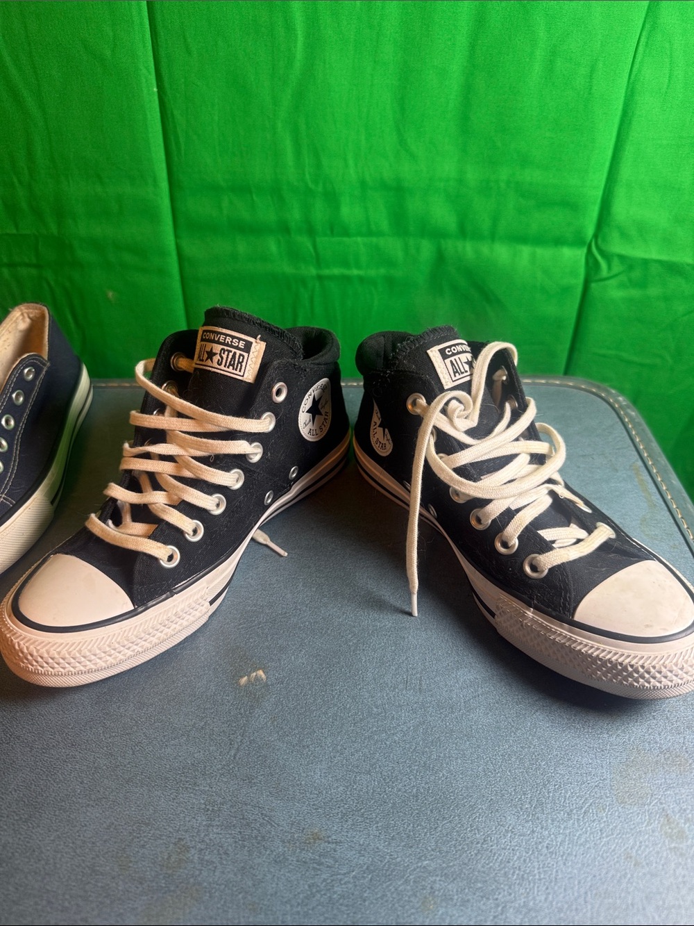 Converse Black & White Kids High-Top Sneakers